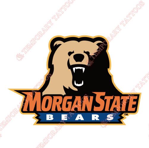 Morgan State Bears Customize Temporary Tattoos Stickers NO.5200